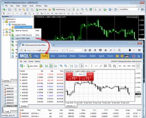 Web trader bejelentkezés közvetlenül a terminálból