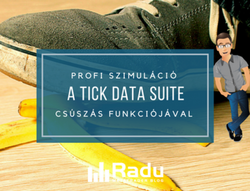 Profi szimuláció a Tick Data Suite különleges funkcióival