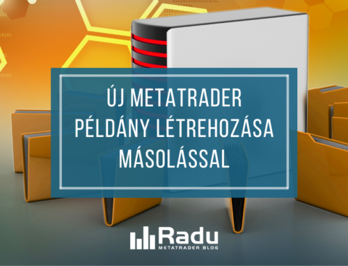 Új MetaTrader példány létrehozása másolással